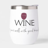 ワインは、良い友達と上手にペア (左面)