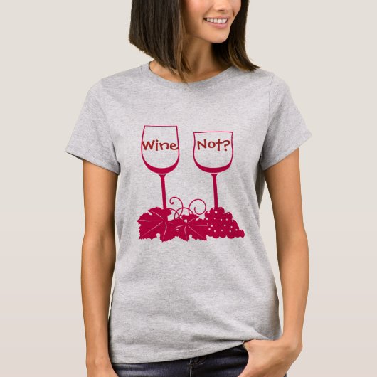 ワインは?Tシャツ Tシャツ (正面)
