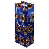 ワインへの面白いハロウィーンの魔女の不気味道 ワインギフトバッグ (裏面アングル)