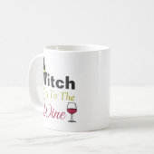 ワインへの魔女の道 コーヒーマグカップ (正面左)