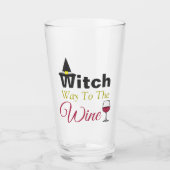 ワインへの魔女の道 タンブラーグラス (正面)