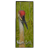 ワインよりワイン少ない砂おもしろいの丘クレーン ワインギフトバッグ (正面)