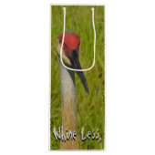 ワインよりワイン少ない砂おもしろいの丘クレーン ワインギフトバッグ (正面)