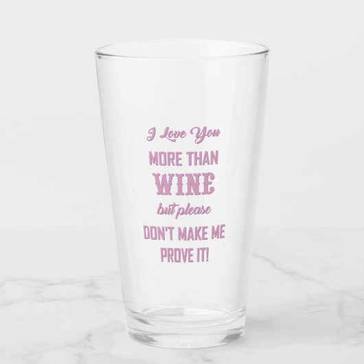 ワインより愛してる… タンブラーグラス (正面)