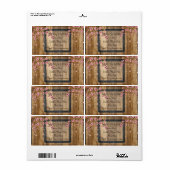 、ワインをおもしろい、密造酒のカスタム結婚します ラベル (フルシート)