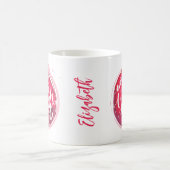 ワインをちょっと、笑いをたくさん パーソナライズ コーヒーマグカップ (中央)