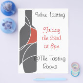 ワインをテーマにしたチラシ チラシ (シングル)