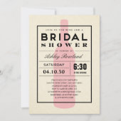 ワインをテーマにしたブライダルシャワー招待状 招待状 (正面)