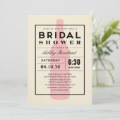 ワインをテーマにしたブライダルシャワー招待状 招待状 (スタンド正面)