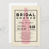 ワインをテーマにしたブライダルシャワー招待状 招待状 (正面/裏面)