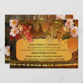 ワインをテーマにしたポストウェディングレセプションオンリー招待状 招待状 (正面/裏面)