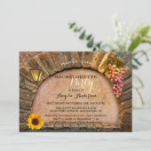 ワインをテーマにしたヴィネヤードバチェロレッテ招待状 招待状 (スタンド正面)