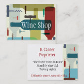 ワインをテーマにした名刺 名刺 (正面/裏面)