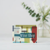 ワインをテーマにした名刺 名刺 (スタンド正面)