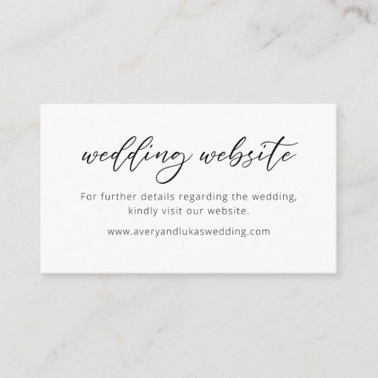 ワインをテーマにした水結婚色のWebサイトカード エンクロージャーカード (正面)