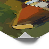 ワインを使った静物生活 ポスター (角)