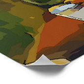 ワインを使った静物生活 ポスター (角)