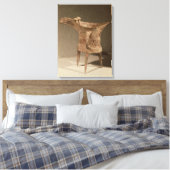 ワインを加熱するための三脚の「チュエ」 キャンバスプリント (インサイチュ (寝室))