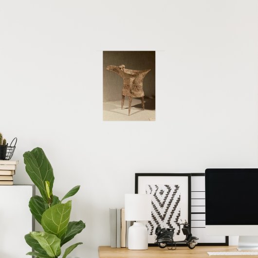 ワインを加熱するための三脚の「チュエ」 ポスター (ホームオフィス)