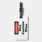 ワインを含むよろしいです ラゲッジタグ (正面縦)