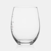 ワインを吸うか口から口へ ステムなしワイングラス (左)