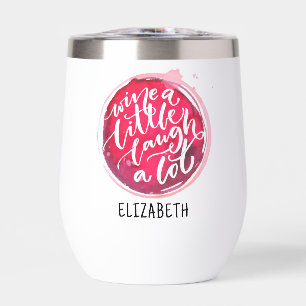 ワインを少し飲む