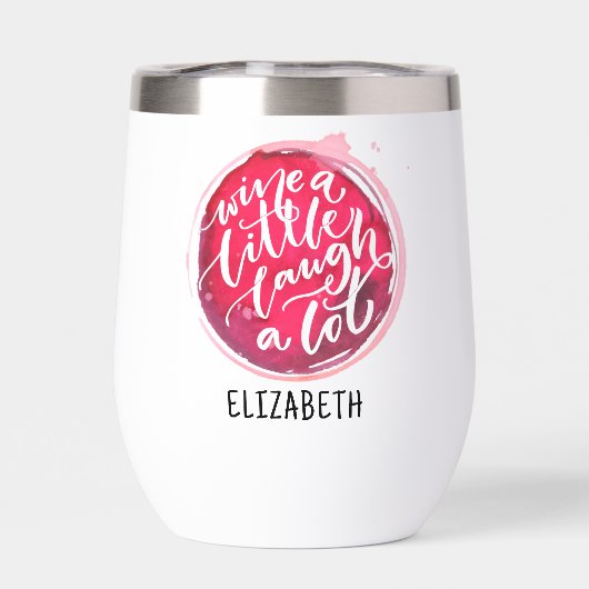 ワインを少し飲む (背面)