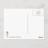 ワインを少し飲む – あなたはよ感じり良くなる!ワイおもしろいンギフト ポストカード (裏面)