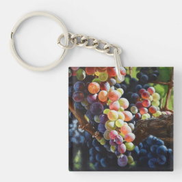 ワインを愛する人たちのために豊富なブドウ&ワイナリー キーホルダー
