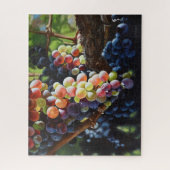 ワインを愛する人たちのために豊富なブドウ&ワイナリー ジグソーパズル (縦)
