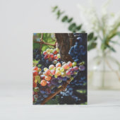 ワインを愛する人たちのために豊富なブドウ&ワイナリー ポストカード (スタンド正面)