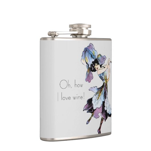 ワインを愛する方法 – 踊り女性フラスコ フラスク (右)