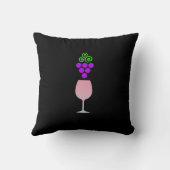 ワインを手に入れて一日を奪う クッション (裏面)