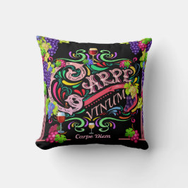 ワインを手に入れて一日を奪う クッション