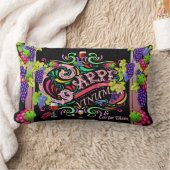 ワインを手に入れて一日を奪う ランバークッション (ブランケット)