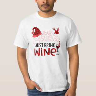 ワインを持って来る Tシャツ