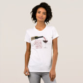 ワインを楽しむ秘密のTシャツ Tシャツ (正面フル)