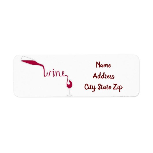 **ワインを注**ワイン愛好家ラベル ラベル (正面)