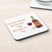 ワインを無料で楽しめるワインレスキヤー コースター (左側)