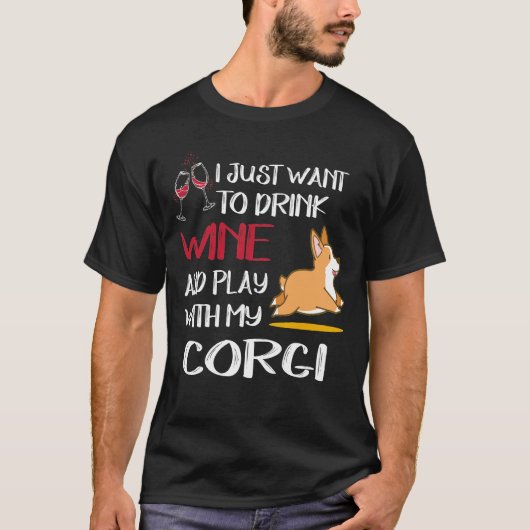 ワインを飲みたいだけ飲みたい (71) Tシャツ (正面)