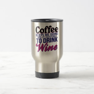 ワインを飲むことは受諾可能になるまでコーヒー トラベルマグ