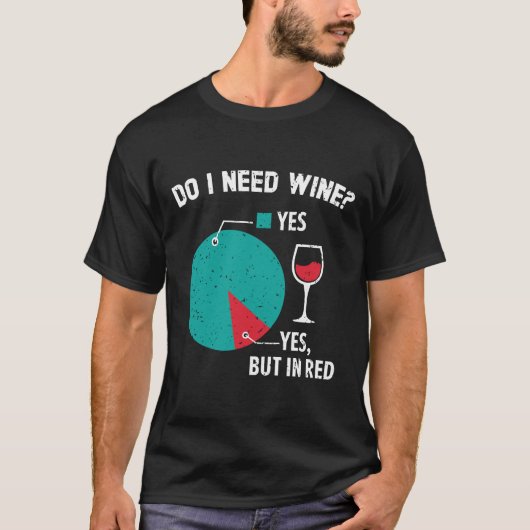 ワインを飲むアルコールを飲むつる植物グラス Tシャツ (正面)
