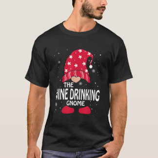 ワインを飲むノーム家族のピッコロ Tシャツ