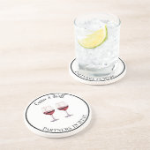 ワインを飲むワインパートナー コースター (側面)