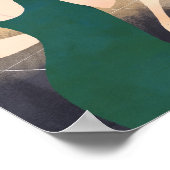 ワインを飲む女性 ポスター (角)