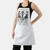 ワインを飲む時間エレガントウィッチワインの夜モダン、 エプロン (インサイチュ)