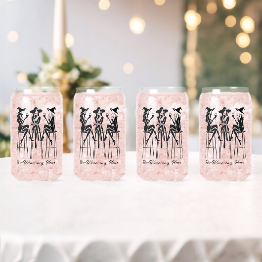 ワインを飲む時間エレガントウィッチワインの夜モダン、 ガラス缶 (インサイチュ (ウェディング))