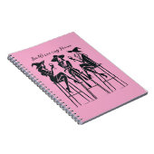 ワインを飲む時間エレガントウィッチワインの夜モダン、 ノートブック (右側)