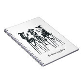 ワインを飲む時間エレガントウィッチワインの夜モダン、 ノートブック (右側)