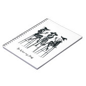 ワインを飲む時間エレガントウィッチワインの夜モダン、 ノートブック (左側)